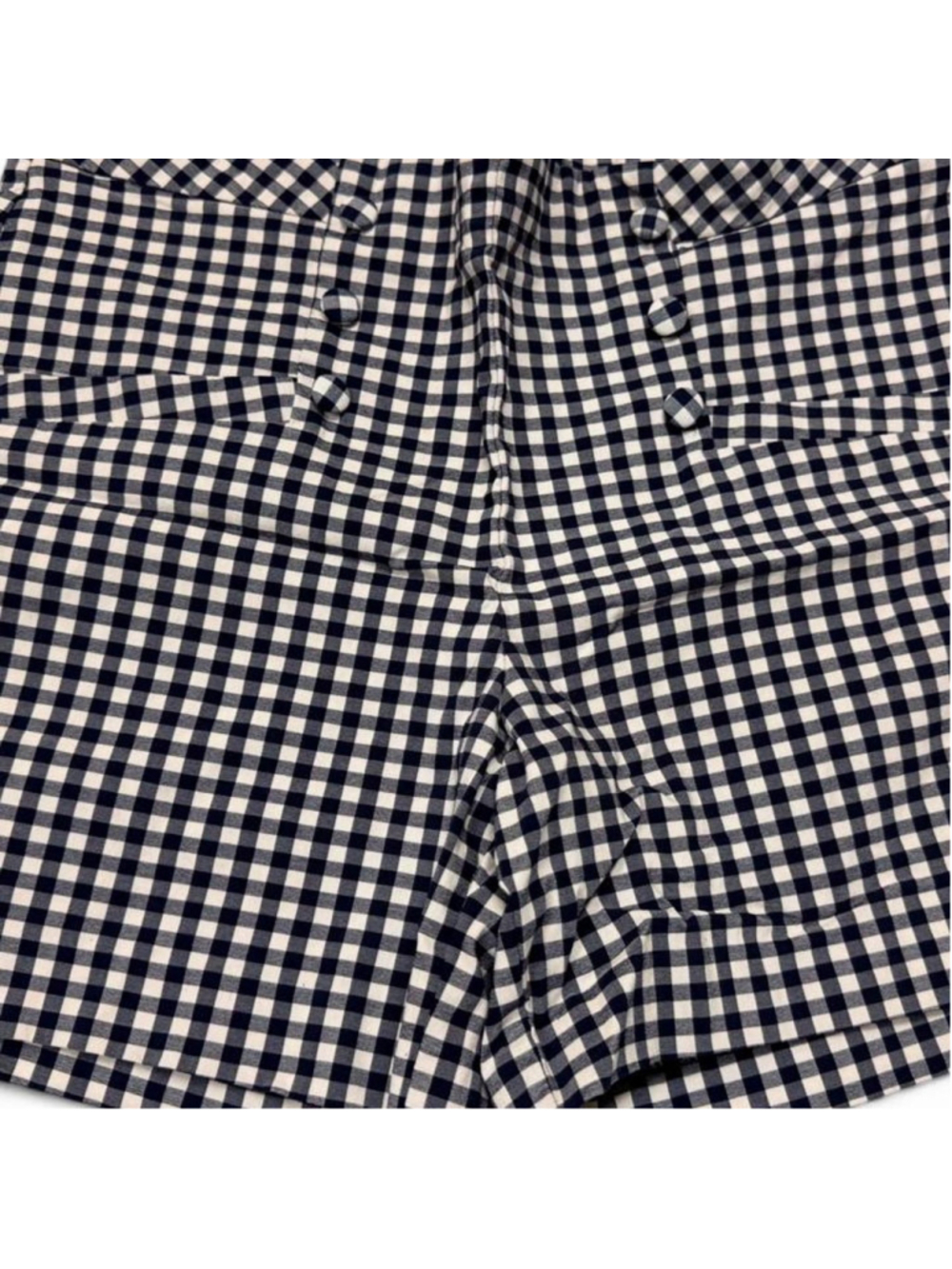 Awakening white & blue gingham shorts size L #gingham #summer